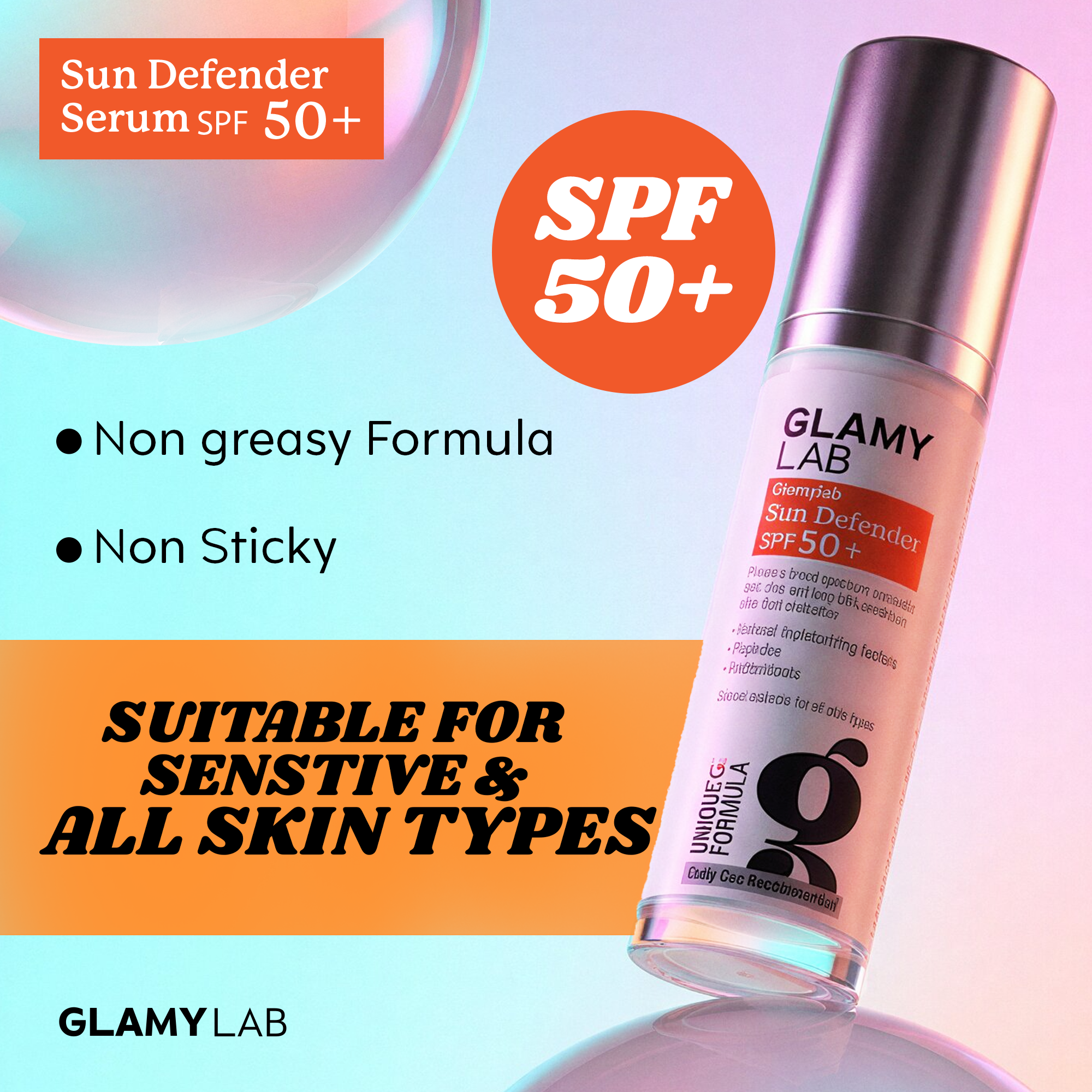 GLAMY LAB Sun Defender SPF 50+ 50 ml