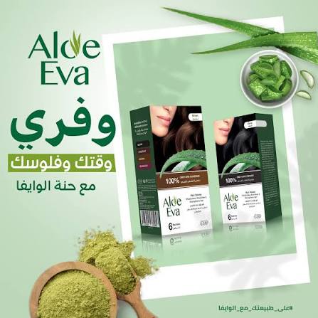 Aloe Eva Hair Henna Brown ( 6 sachets * 10 Gm )