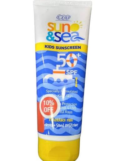 Eva Sun & Sea Kids Sunscreen Lotion SPF ( 50+ ) 200 Ml
