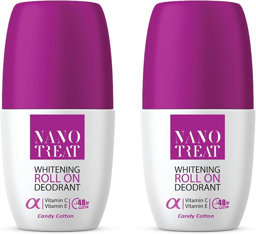 Nano-treat Whitening Deodorant Roll On Candy Cotton 1+1 Free