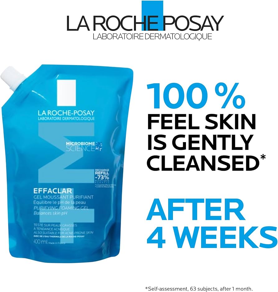 La Roche-Posay Effaclar Microbiome Science Recharge Refill Foaming Gel - 400ml