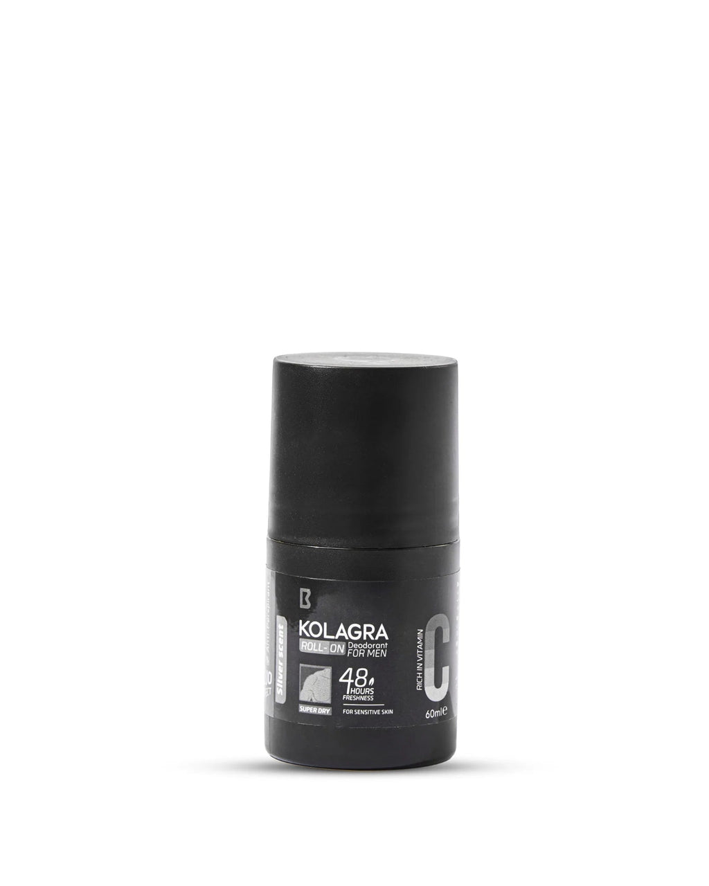 Kolagra Super Dry 48H Men's Roll-On Deodorant Silver Scenta