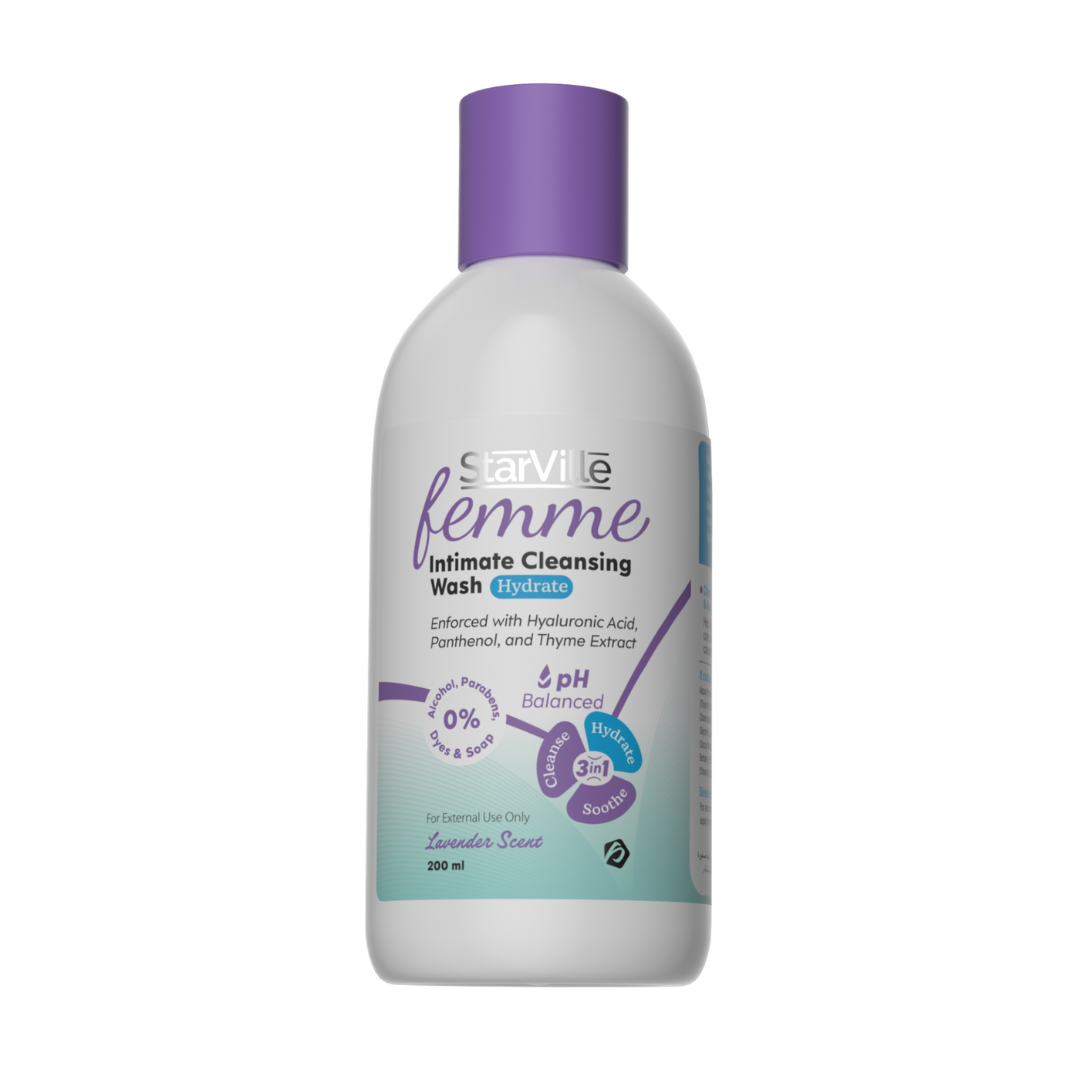 StarVille Femme Intimate Cleansing Wash Hydrate 150 ml