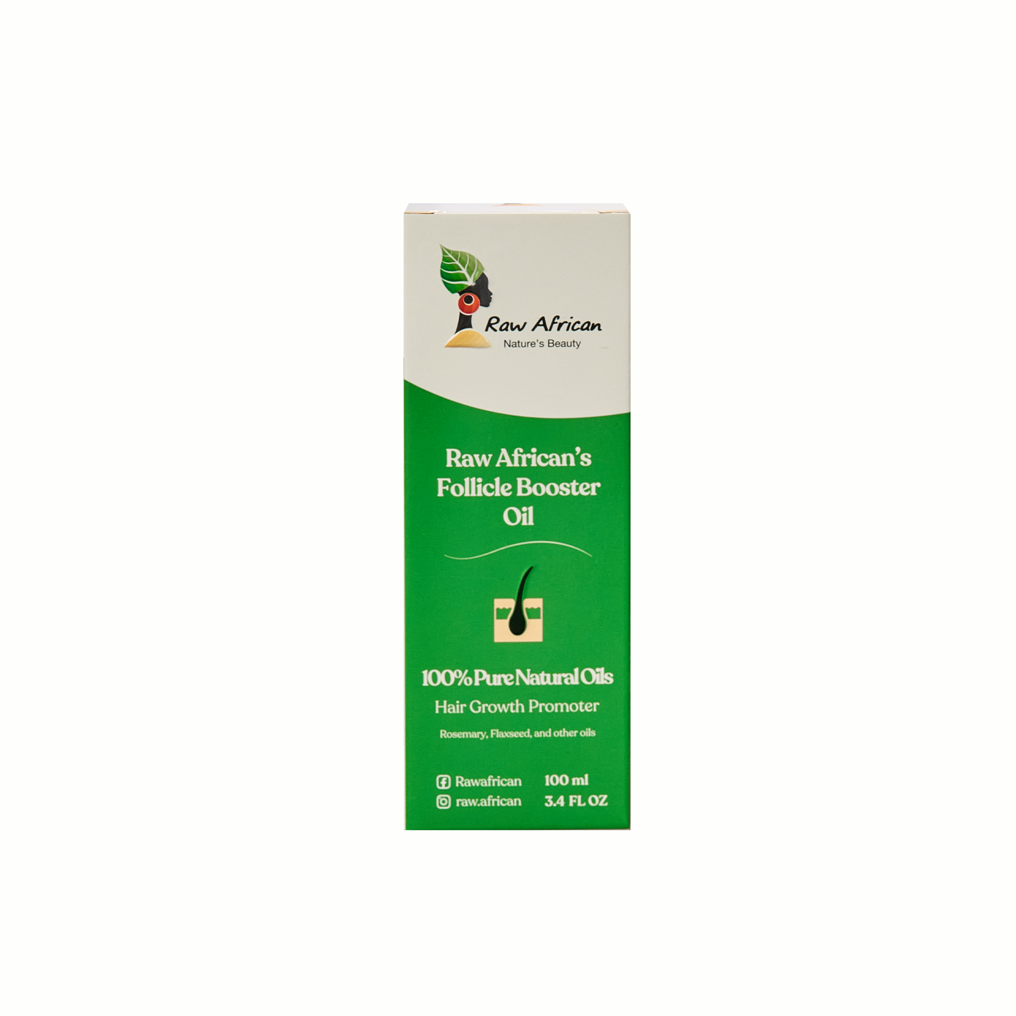 Raw African Hair Follicle Booster Oil