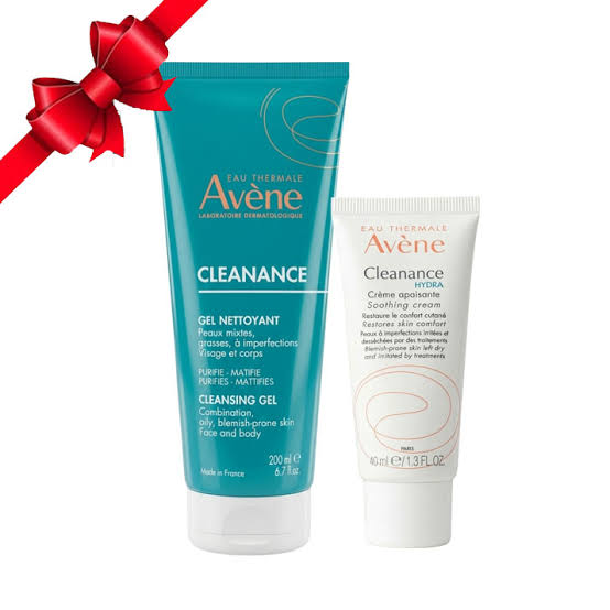 AVENE CLEANANCE GEL + CLEANANCE HYDRA CREAM 1+1