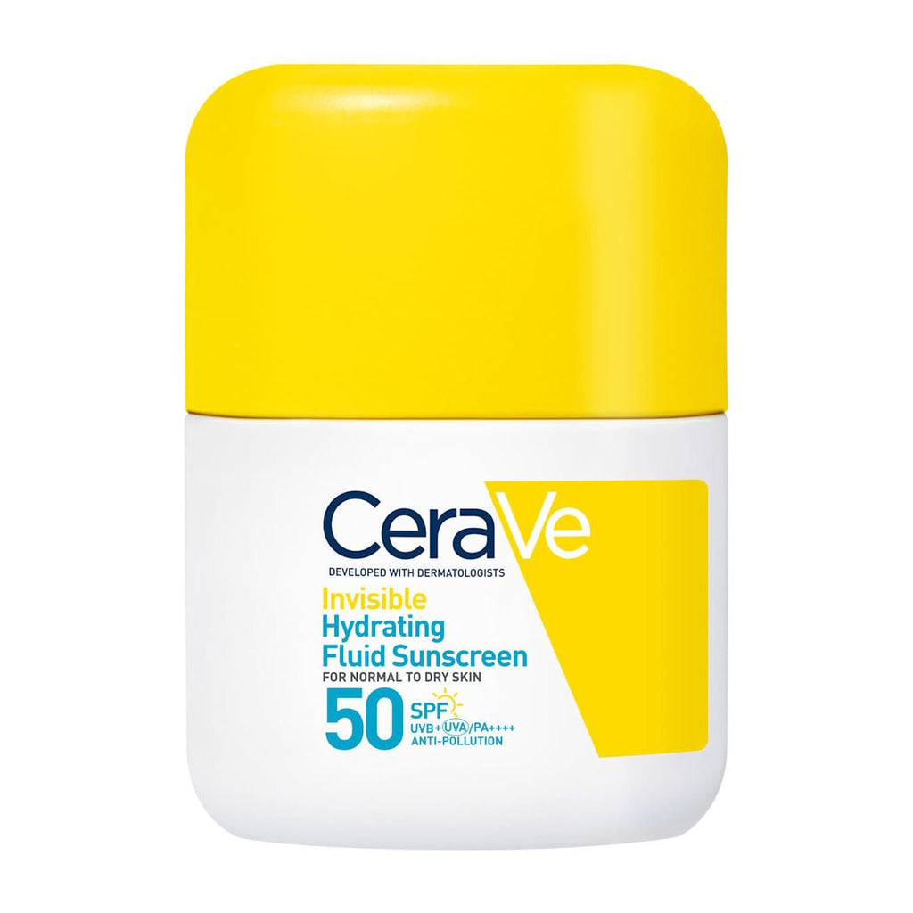 Cerave Invisible Hydrating Fluid SPF 50+ Sunscreen For Normal to Dry Skin - 50ml
