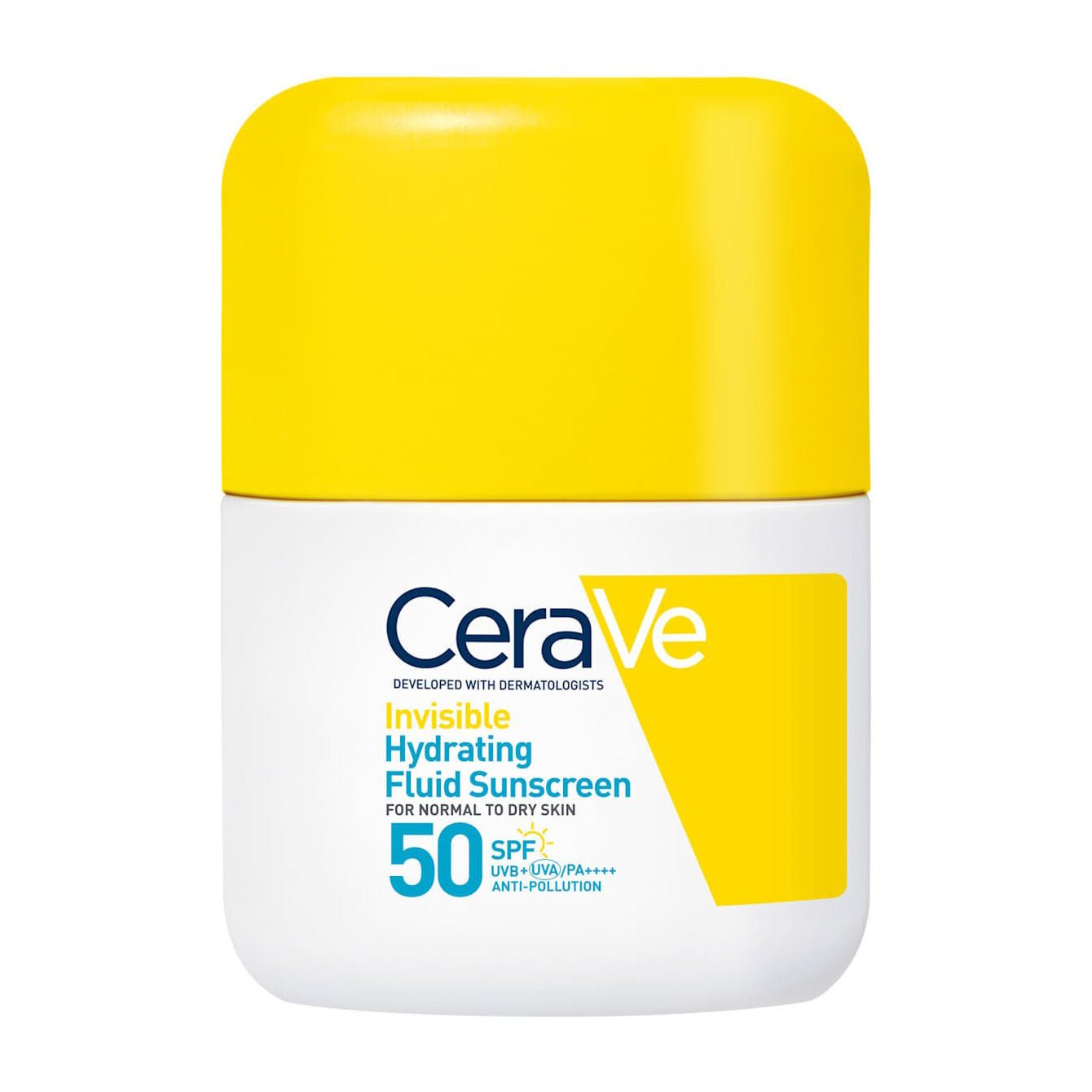 Cerave Invisible Hydrating Fluid SPF 50+ Sunscreen For Normal to Dry Skin - 50ml