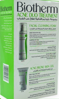BIOTHERM ACNE BAG FOAM + GEL OFFER