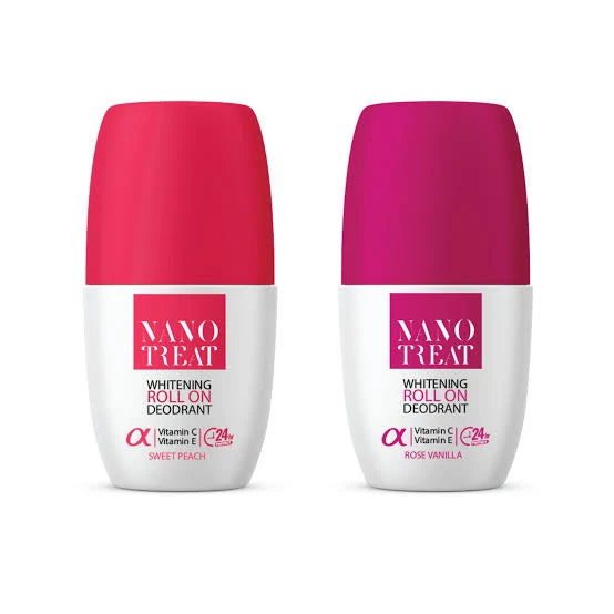 Nano-treat Whitening Deodorant Roll On Vanilla Peach