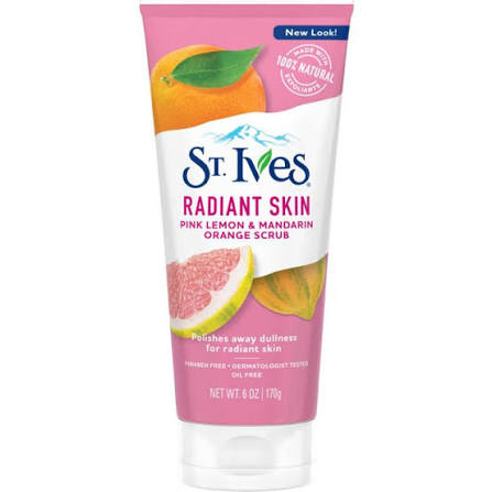 ST.IVES  PINK LEMON &ORANGE SCRUB 170 GM