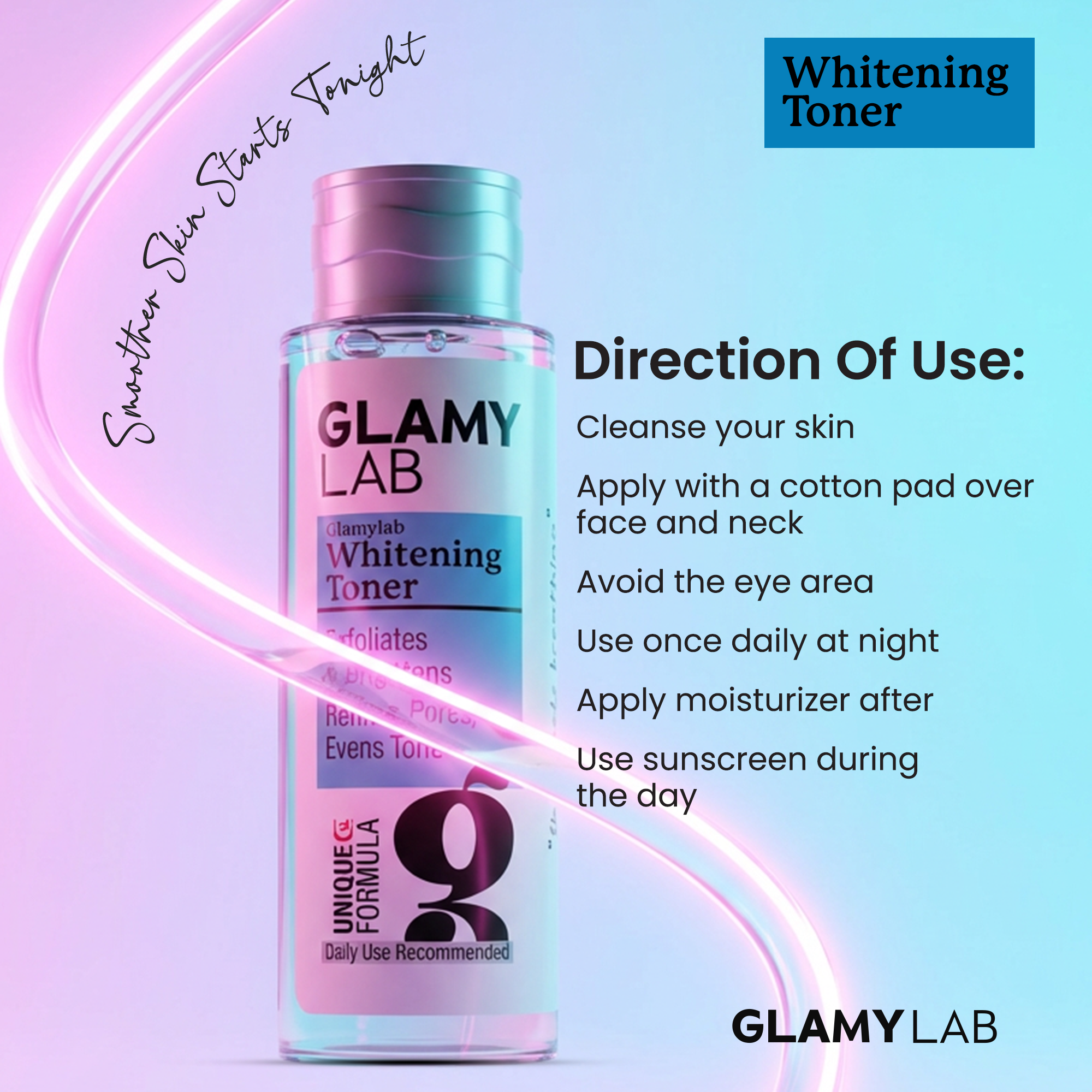 Glamy Lab Whitening Toner 200ml