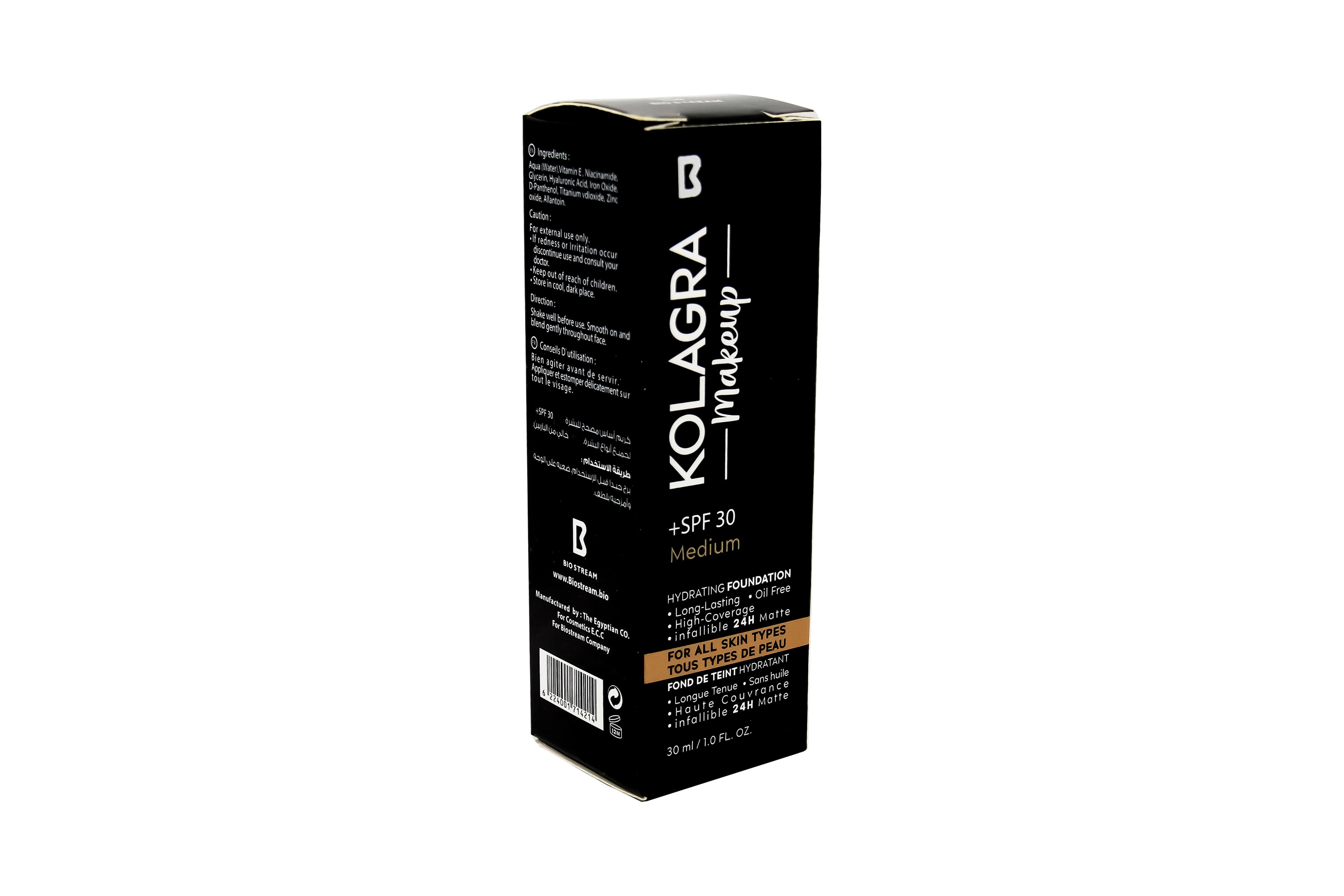 kolagra makeup Foundation SPF30+ Medium