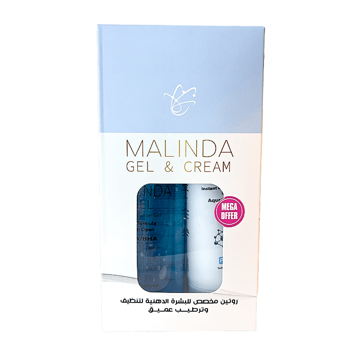 Malinda Oily Skin Set 250 ml + 120 g