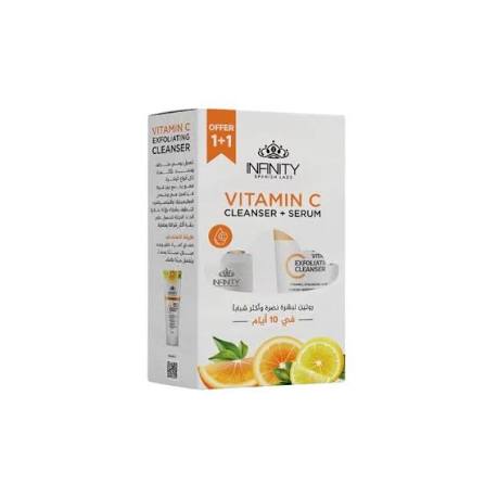 Infinity Vitamin C Serum + Vitamin C Cleanser - Promopack