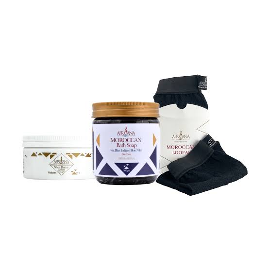 AFRICANA Blue Nile Moroccan Bath Bundle