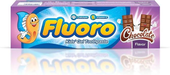 Fluoro toothpaste with chocolate flavor  50 gm