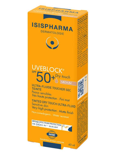 Isis Pharma Uveblock SPF 50+ Medium Tinted Fluid - 40ml