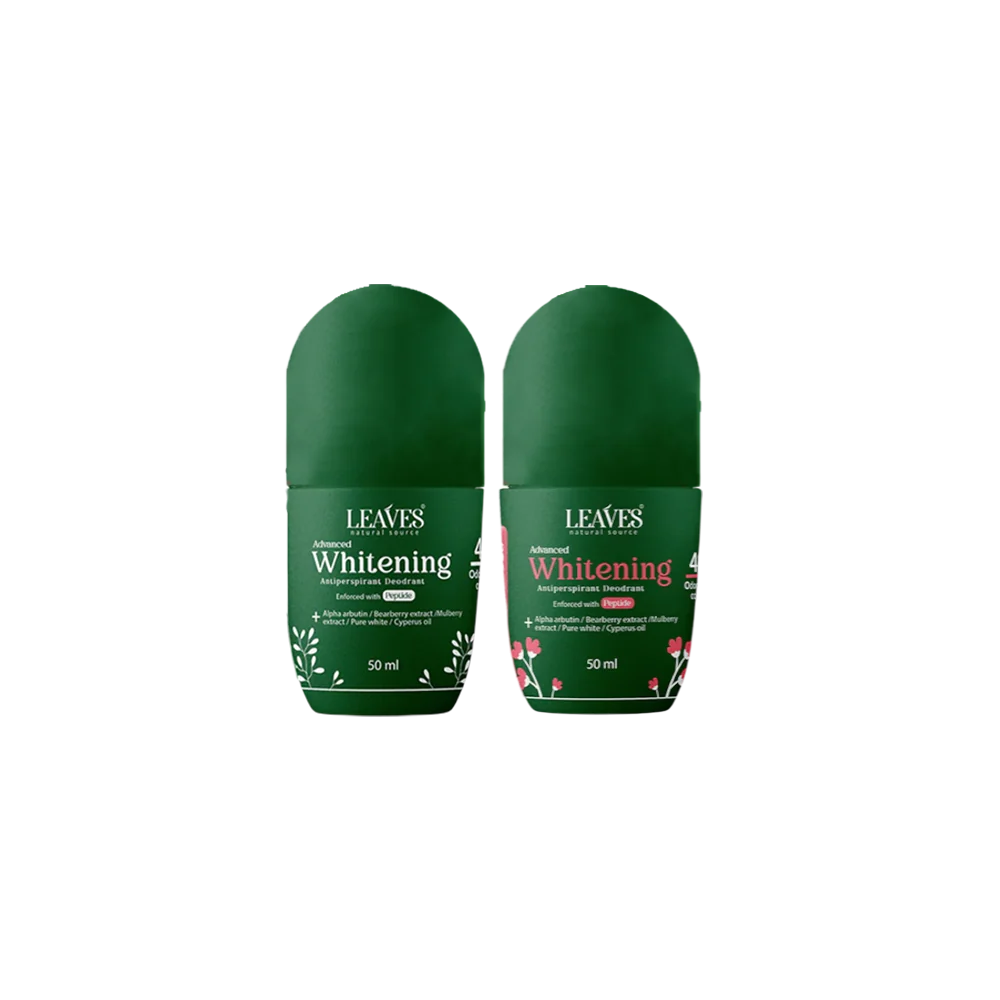 Leaves Advanced Whitening Antiperspirant Deodorant - Original & Bulgarian Rose