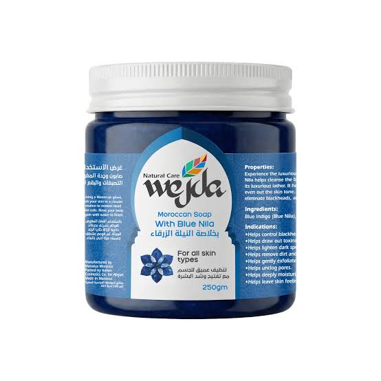 Wejda Moroccan Soap With Blue Nila