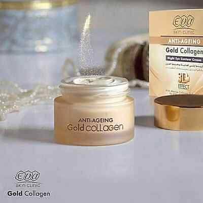 Eva Skin Clinic Anti-Ageing Gold Collagen Night Eye Contour Cream 15 Ml