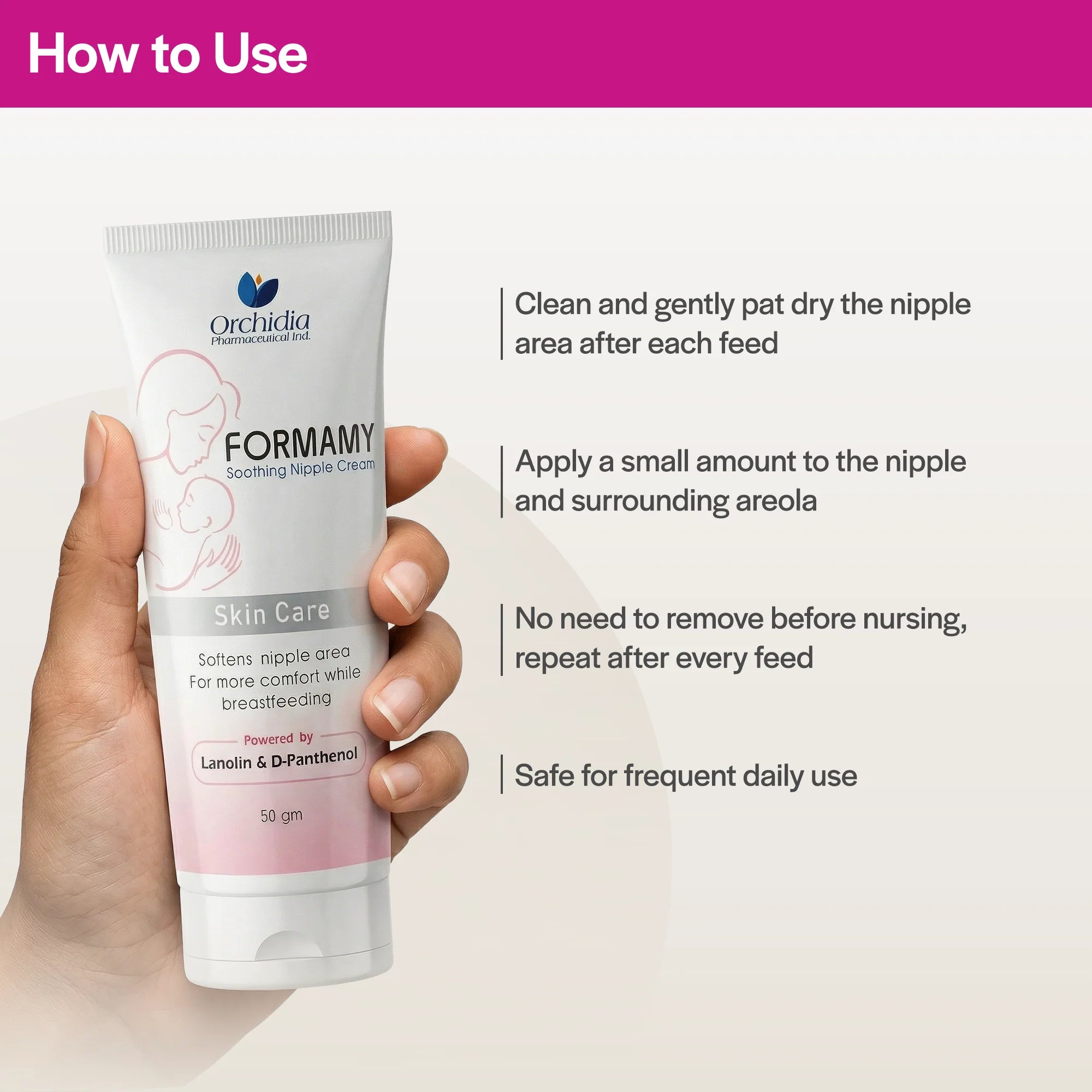 Formamy Nipple Cream – 50 gm