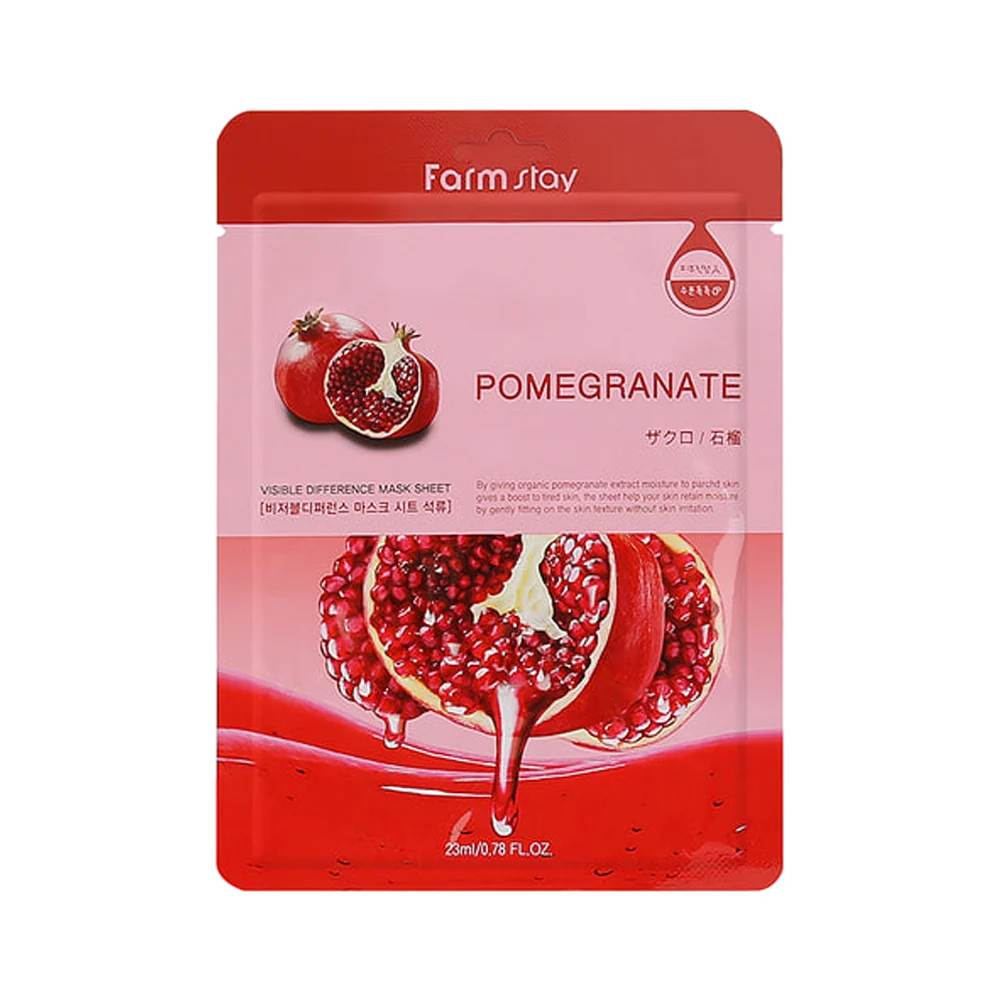 Farm Stay Visible Difference Mask Sheet Pomegranate