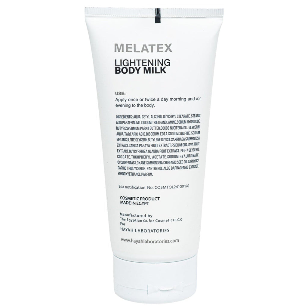 MELATEX Lightening Body Milk Cream 200ml
