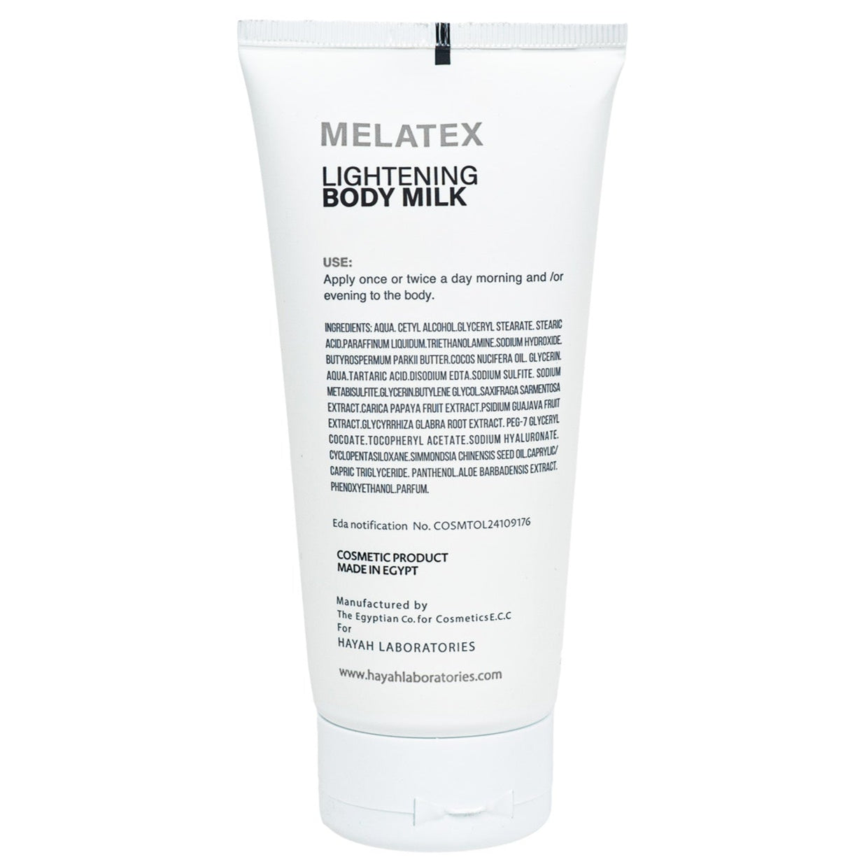 MELATEX Lightening Body Milk Cream 200ml