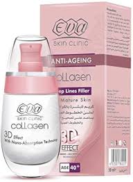 Eva Skin Clinic Anti-Ageing Collagen Deep Lines Filler For Mature Skin (+40) 50 Ml