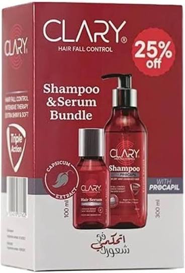Clary Shampoo +Serum promo pack