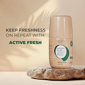 Eva Natural Glow Lightening Roll On Deodorant " Active Fresh " 60 Gm