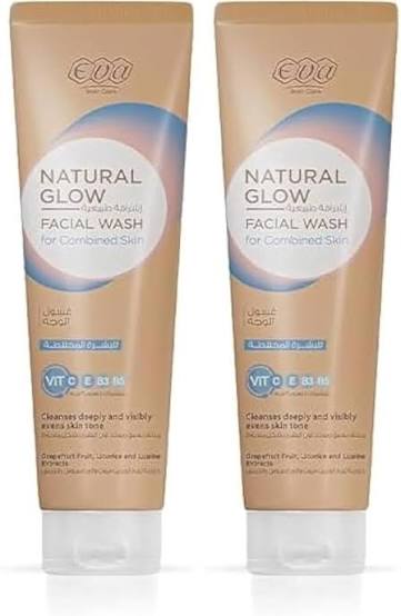 Eva Skin Care Natural Glow Facial Wash For Combined Skin 100 Ml