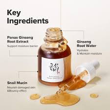 BEAUTY OF JOSEON GINSENG+SNAIL MUCIN SERUM 30 ML
