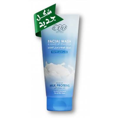 Eva Facial Wash And Make-Up Remover Enriched With Milk Proteins For All Skin Types 150 Ml