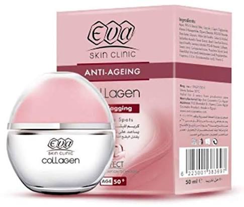Eva Skin Clinic Anti-Ageing Collagen Anti-Sagging Cream For Signs Of Ageing (+50) 50 Ml