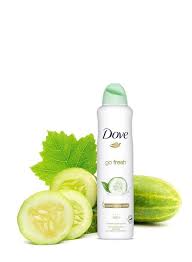 Dove Go Fresh Moisturising Cream Cucumber & Green Tea Anti-Perspirant Deodorant Spray - 250ml