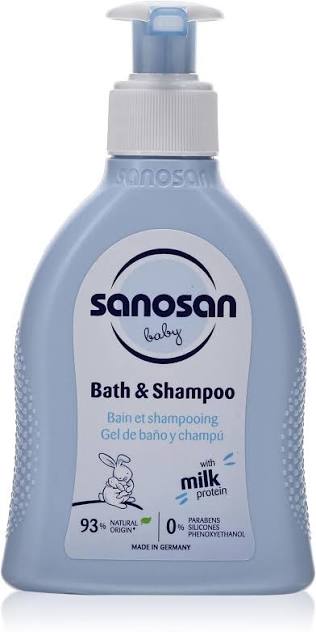 SANOSAN BABY  BATH & SHAMPOO 200ML
