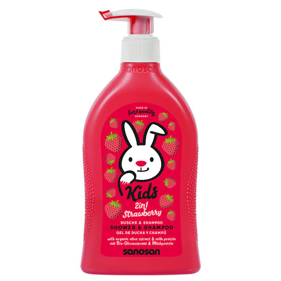 SANOSAN STRAWBERRY SHAMPOO 400 ML
