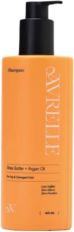 AVRELLE SHEA BUTTER + ARGAN OIL LOW SULFATE SHAMPOO FOR  DRY AND DAMAGED HAIR