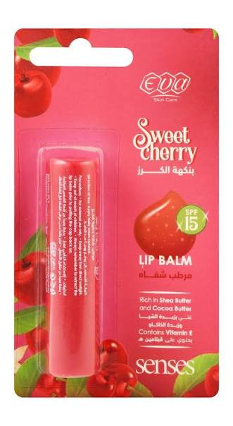 Eva Skin Care Senses Lip Balm Sweet Cherry 4 Gm