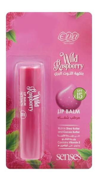 Eva Skin Care Senses Lip Balm Wild Raspberry 4 Gm