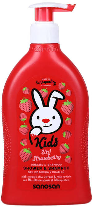 SANOSAN STRAWBERRY SHAMPOO 400 ML