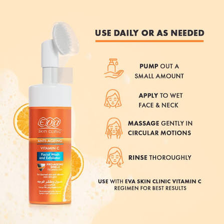 Eva Skin Clinic Vitamin C Facial Wash 150 Ml