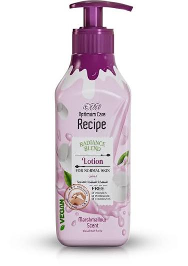 Eva Recipe Lotion For Normal Skin Marshmallow Scent 370 Ml