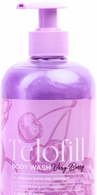 Telofill Very Berry Body Wash 1+1