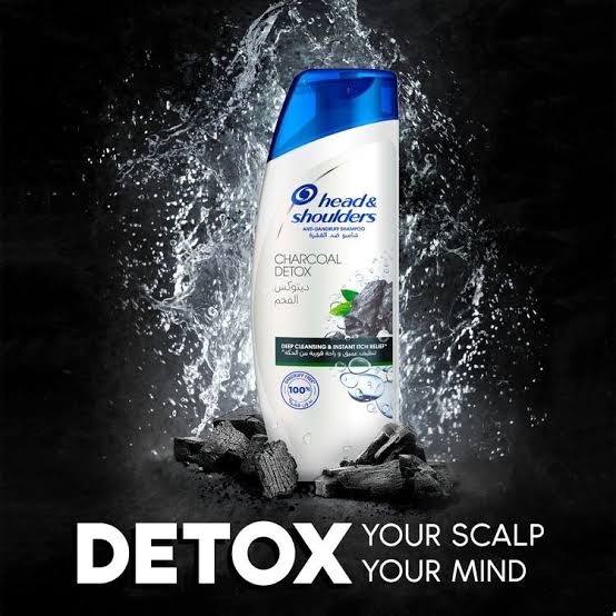 Head and Shoulders Anti-Dandruff Shampoo With Charcoal Detox – 400 ml