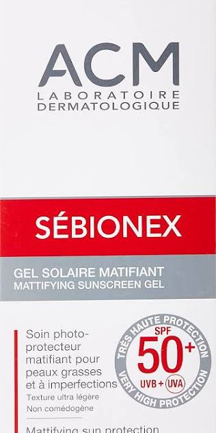 ACM Sébionex SPF 50+ Mattifying Sunscreen Gel - 40 ML