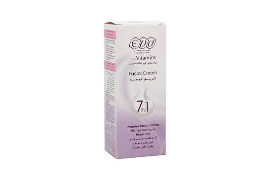 Eva Skin Care Facial Cream With Vitamins 7 In 1 For All Skin Types 45 Gm