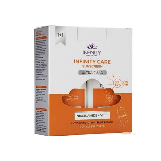 INFINITY SUNSCREEN ULTRA FLUID 50 GM 1+1