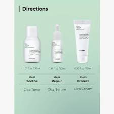 COSRX CICA KIT TONER +CREAM+SERUM